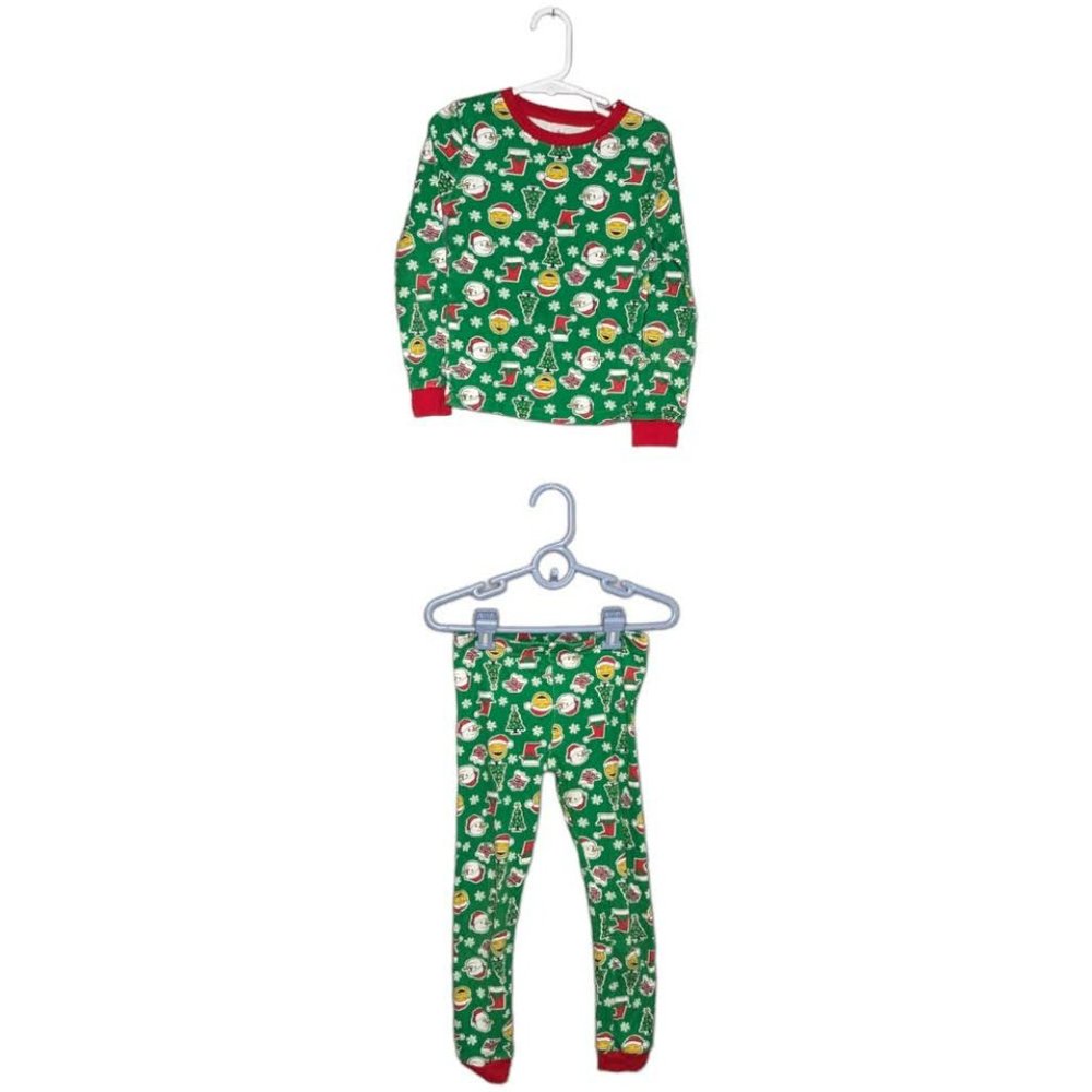 Member's Mark Christmas/Holiday Emoji Pajama Set Size 6